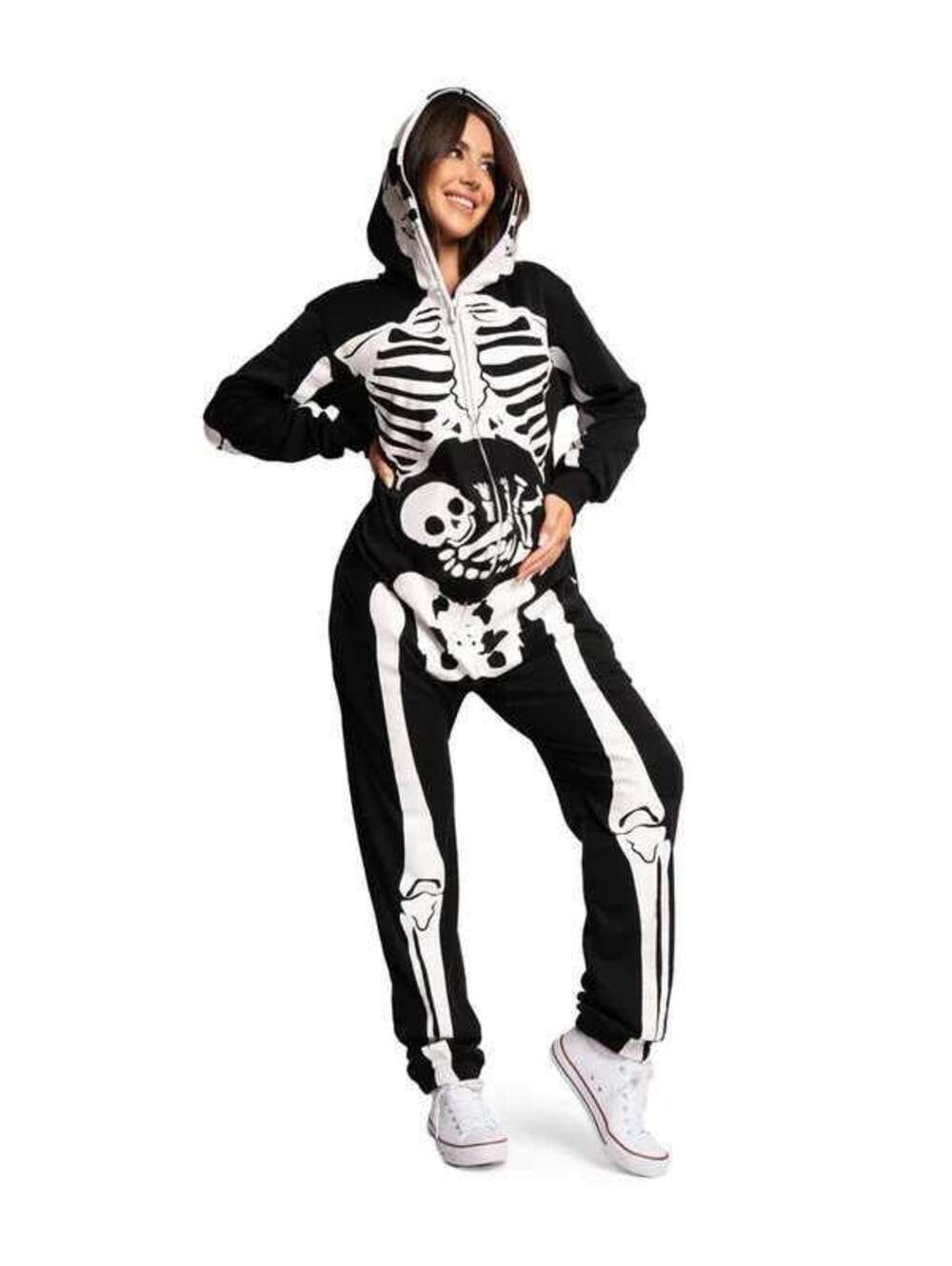 NWT Tipsy Elves Women's Pregnant Skeleton Maternity Costume Size XXL